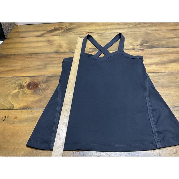 Lululemon Run Mile a Minute Blue Black Tank Size 8 - Picture 4 of 10